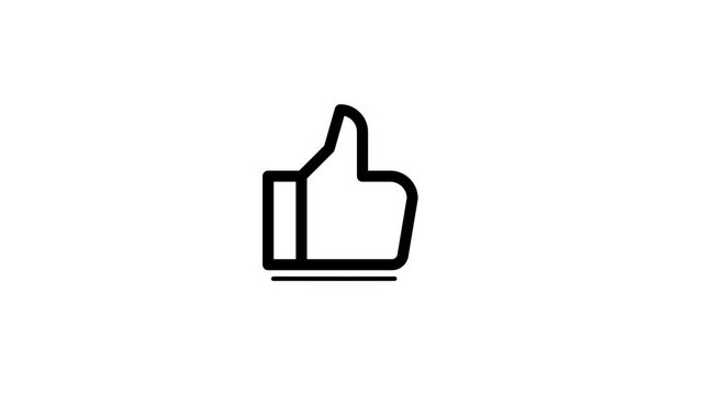 Thumbs Up Animation Background Transparent