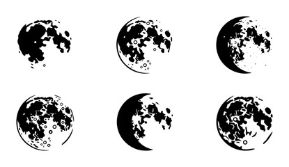 Moon Phases Collection © Mitu