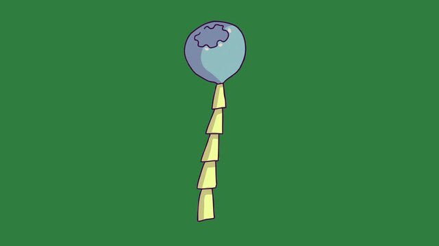 Blue earth on it flower an image of bird  movement emotion expression elements design creative backgrounds cartoonish
