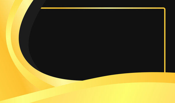 Abstract luxury background with golden flowing curves suitable for upscale branding, invitations, packaging, and elegant design projects.