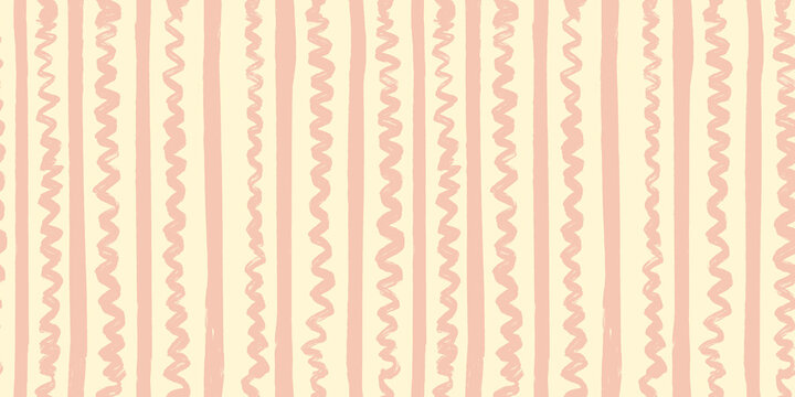 seamless pattern zigzags vintage pink stripes graphic