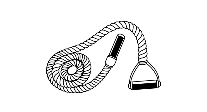 Jump Rope Fitness Equipment Tool.