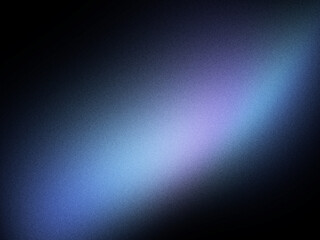 Obraz premium Abstrakter blauer Grain Gradient Hintergrund auf Schwarz