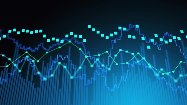 Stock market graph showing, Invest index global economic investment strategy, forex financial  currency exchange, business growth trend, and modern technology innovation concept