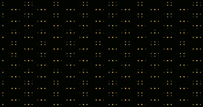 Abstract digital matrix background with glowing geometric data patterns and shifting lines.