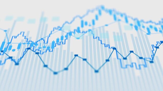 Stock market graph showing, Invest index global economic investment strategy, forex financial  currency exchange, business growth trend, and modern technology innovation concept