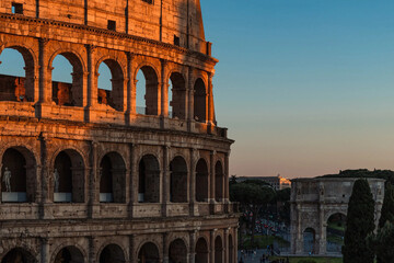 Fototapeta premium colosseum in rome italy