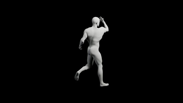 Mannequin reaching out in confident pose