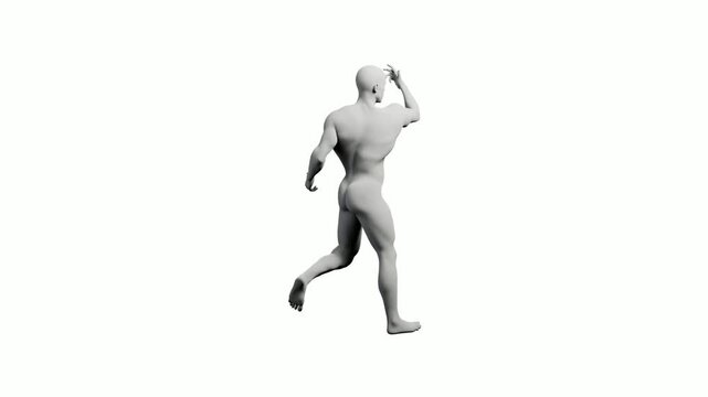 Mannequin reaching out in confident pose