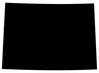 colorado state silhouette map icon © Vectorixpro