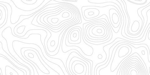 Topographic map background geographic line map with elevation assignments. Modern design with White background with topographic wavy pattern design.paper texture Imitation of a geographical map shades © Sajjad