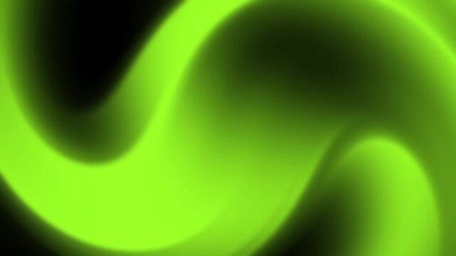 Abstract lime green and black waves create a dynamic and energetic visual. Ideal for backgrounds, prints, or marketing materials needing a vibrant and modern touch.