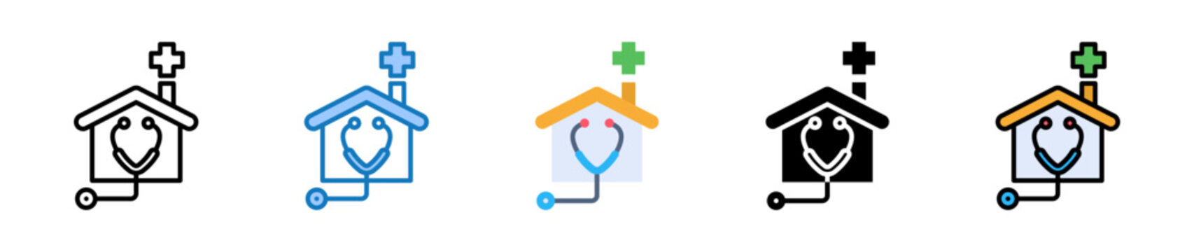 Homecare multiple style icons set design vector illustration. 