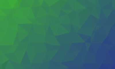 Obraz premium Abstract Geometric Gradient Background in Shades of Green and Blue
