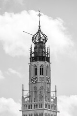 Obraz premium Architecture of historic Dutch city of Haarlem in Netherlands