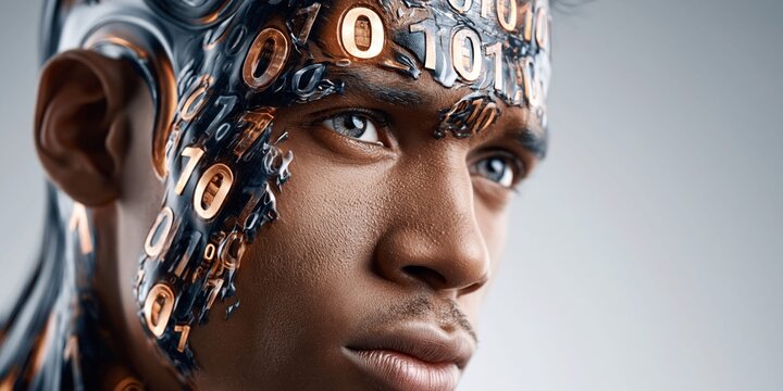 Digital transformation human connection future concept