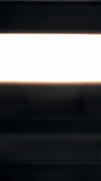 Operation of camera matrix shutters. Macro shot. Filmed on a high-speed camera at 1000 fps. High quality FullHD footage