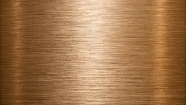 brushed copper metal texture seamless background with linear grain