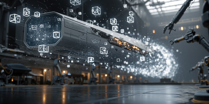 Fast magnetic train. Rapid magnetic train streaming particles as drones calibrate prototype hull