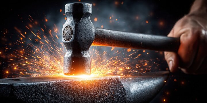 Forging ahead strength creation craftsmanship blacksmith