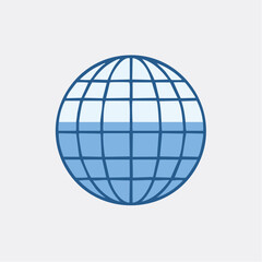 Obraz premium Hand-drawn Globe with Water Level