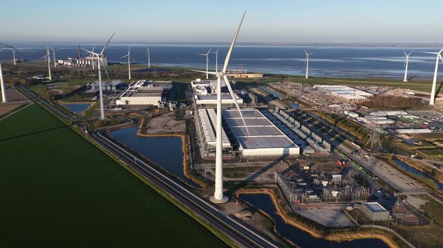 Aerial Video of Hyperscaler Infrastructure