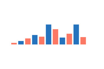 Fototapeta premium Bar Chart Data Visualization