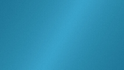 Naklejka premium Bright teal to cerulean blue fine noise texture background