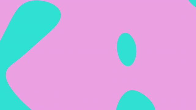 Playful Pink and Cyan Abstract Fluid Background for Education