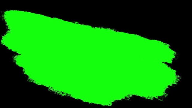 Dynamic Green Brush Swipe with Dark background