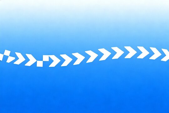 Blue gradient with white arrow pattern