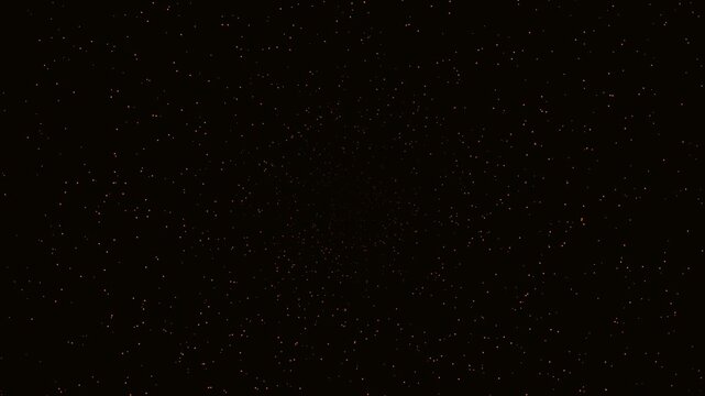 4K Gold Neon Vortex Particle Tunnel. Seamless Loop Mathematical Star Dust Background