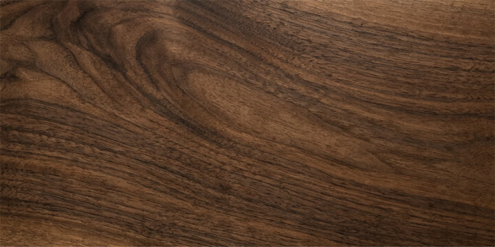 Close-up view of a rich, dark walnut wood grain pattern, showcasing its natural texture and swirling lines.