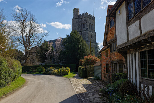 St Michael the Archangel Church in Smarden Kent UK