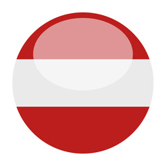 Fototapeta premium Round Austrian flag