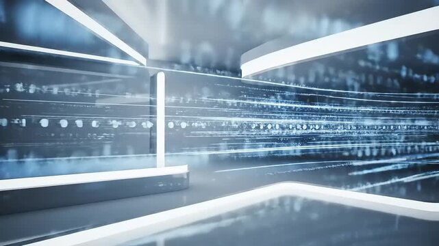 abstract background with binary code