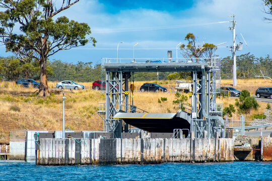 Bruny Island Ferry Terminal in Tasmania - Australia