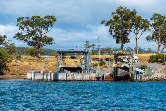 Bruny Island Ferry Terminal in Tasmania - Australia