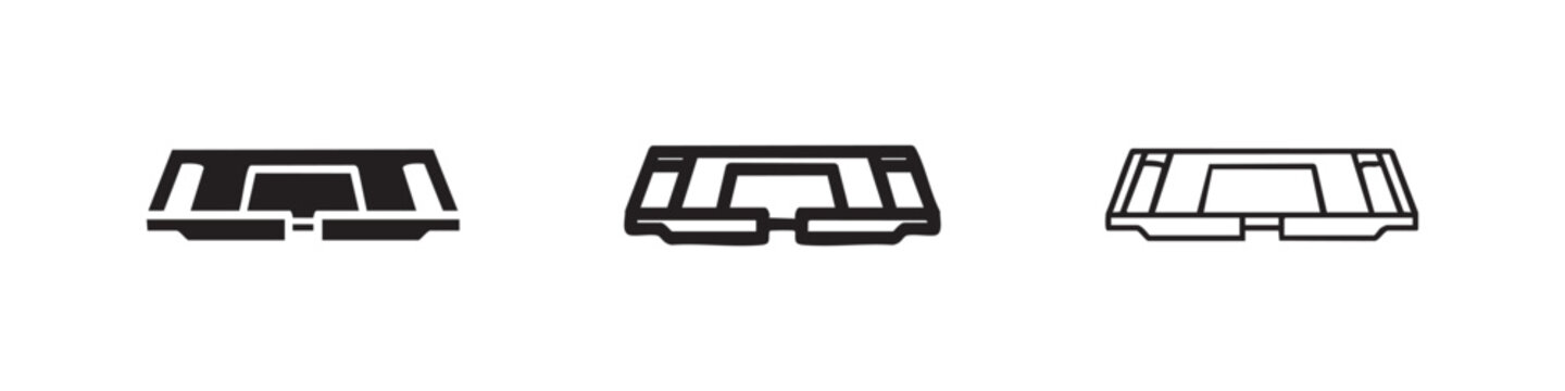 Computer RAM Module Icon for Hardware and Technology