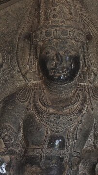 Shaivite Dvarapala Isdoor Or Gate Guardian Often Portrayed As Warrior Or Fearsome Giant,