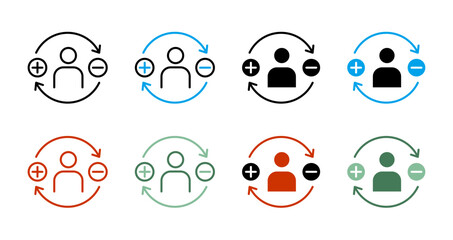 Fototapeta premium Behavior icon vector illustration