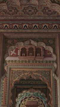 Jaipur, Rajasthan, India. Patrika Gate At Jawahar Circle. Interior Inside, Many Colorful