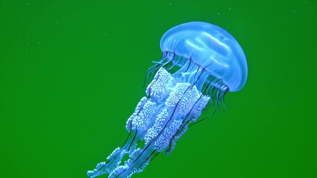 Jellyfish underwater ocean marine aquatic blue green sea animal nature translucent tentacles wildlife invertebrate ocean life sea creature aquatic animal marine life underwater world oceanic close up