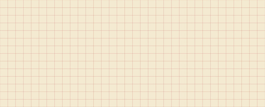 milligram grid paper, beige graph paper, coordinate millimeter background, technical drafting pattern, red scale gridlines, mathematics drawing template, clean notebook sheet.