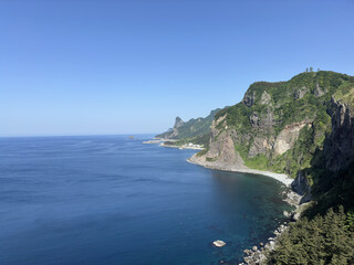 Fototapeta premium Coastal landscape and sea