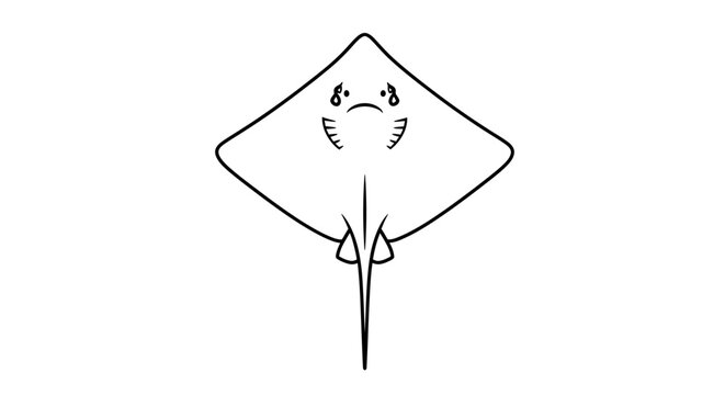 Symmetrical shark heads with open mouths and sharp teeth