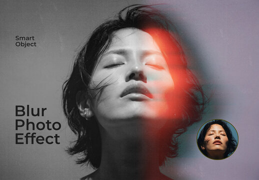 Anaglyph Blur Photo Effect