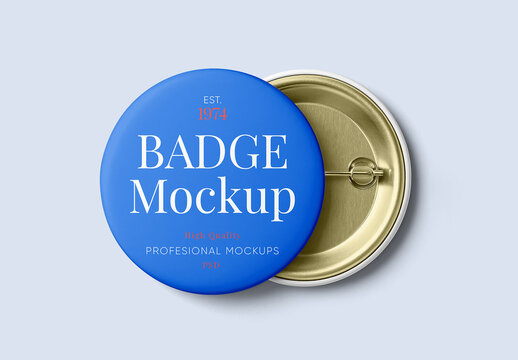 Round Badge Mockup