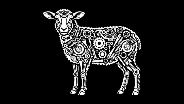 Mechanical Sheep doodle