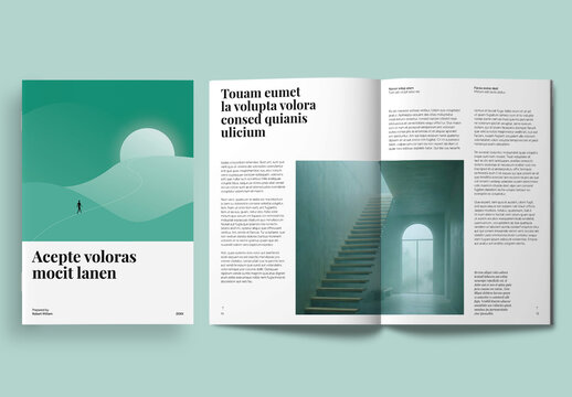 Clean Business Report Layout